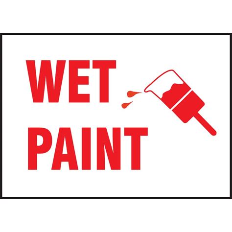 Free Printable Wet Paint Signs